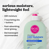eos Shea Better Body Lotion Vanilla Cashmere Lightweight Non Greasy Moisturizer for Dry Skin Care