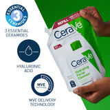 CeraVe Hydrating Facial Cleanser, Moisturizing Face Wash For Dry Skin, Hyaluronic Acid + Ceramides + Glycerin, Hydrating Cleanser For Normal To Dry Skin, National Eczema Association Certified, 19 Oz