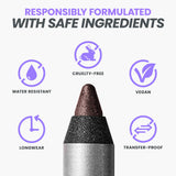Wonderskin 1440 Longwear Eyeliner Pencil Deep Black Waterproof Formula for Lasting Eye Makeup