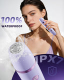 Ufree Bikini Trimmer Electric Razor for Women Ceramic Blade IPX7 Waterproof Rechargeable Lady Shaver Purple