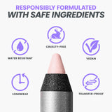 Wonderskin 1440 Longwear Eyeliner Pencil Deep Black Waterproof Formula for Lasting Eye Makeup