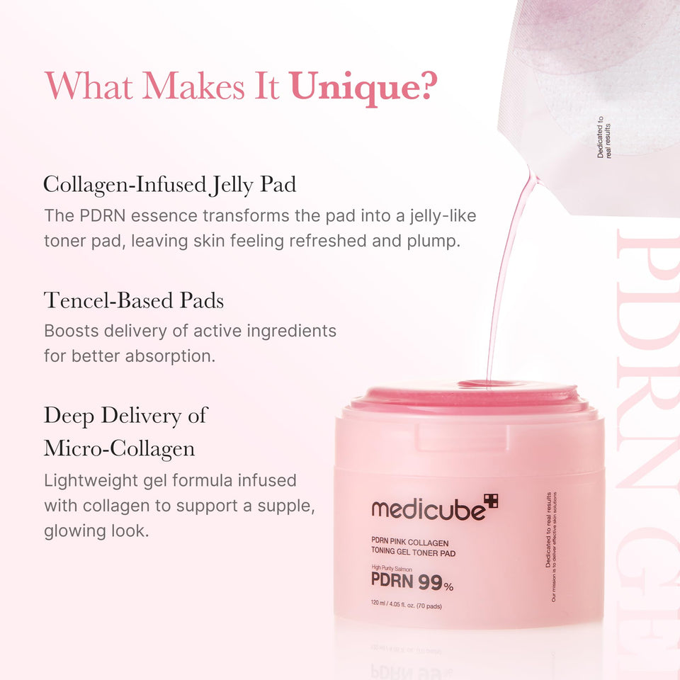 medicube Dual Textured Toner Pads with AHA BHA for Clearer Smoother and Refined Looking Skin
