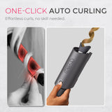 TYMO CURLPRO Automatic Rotating Curling Iron with Ionic Ceramic Barrel for Beach Waves Pink