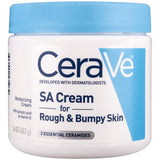 CeraVe SA Moisturizing Cream with Salicylic Acid Lactic Acid & Ceramides Exfoliating Body Cream 16 Oz