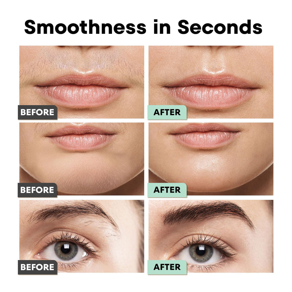 VG VOGCREST Facial Hair Remover and Eyebrow Shaver with Rechargeable LED Precision Trimmer