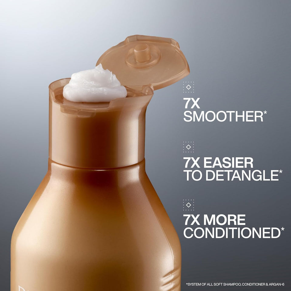 Redken All Soft Moisturizing Conditioner for Dry Hair with Deep Hydration Softness and Lasting Shine