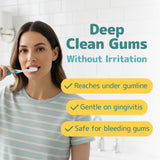 NIMBUS Extra Soft Toothbrush Regular Head Tapered Bristles Sensitive Teeth Receding Gums 5 Pack