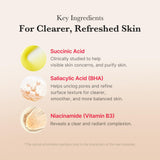 medicube Dual Textured Toner Pads with AHA BHA for Clearer Smoother and Refined Looking Skin
