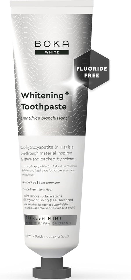Boka Nano Hydroxyapatite Toothpaste Fluoride Free Formula for Sensitive Teeth and Oral Health