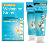 Lumineux Teeth Whitening Strips Kit Peroxide Free Formula for Whiter Teeth and Enamel Protection