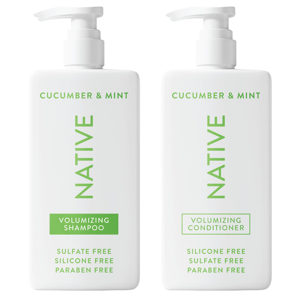 Native Coconut and Vanilla Shampoo and Conditioner Duo for All Hair Types with Clean Ingredients