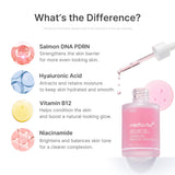 medicube PDRN Pink Peptide Serum with Salmon DNA Niacinamide & Peptides for Glow Skin 1.01 Oz