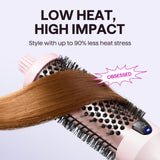Wavytalk Thermal Brush 1.5 Inch Heated Round Brush with Ionic Ceramic for Smooth Blowout Hair Styling