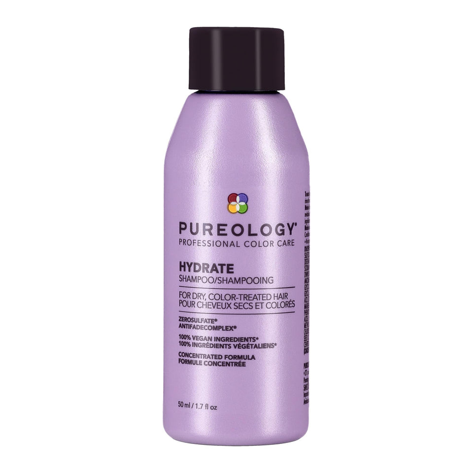 Pureology Hydrate Moisturizing Shampoo for Color Treated Hair with Deep Hydration and Shine Boost