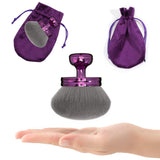 Blend & Blur Extra Large Body Makeup Kabuki Brush 3.2 Inch Round Head for Self Tanner Bronzer Purple