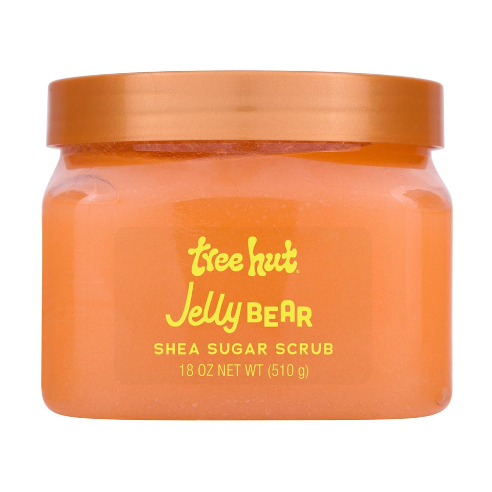 Tree Hut Vanilla Body Scrub with Shea Butter & Essential Oils Hydrating Sugar Exfoliator 18 Oz