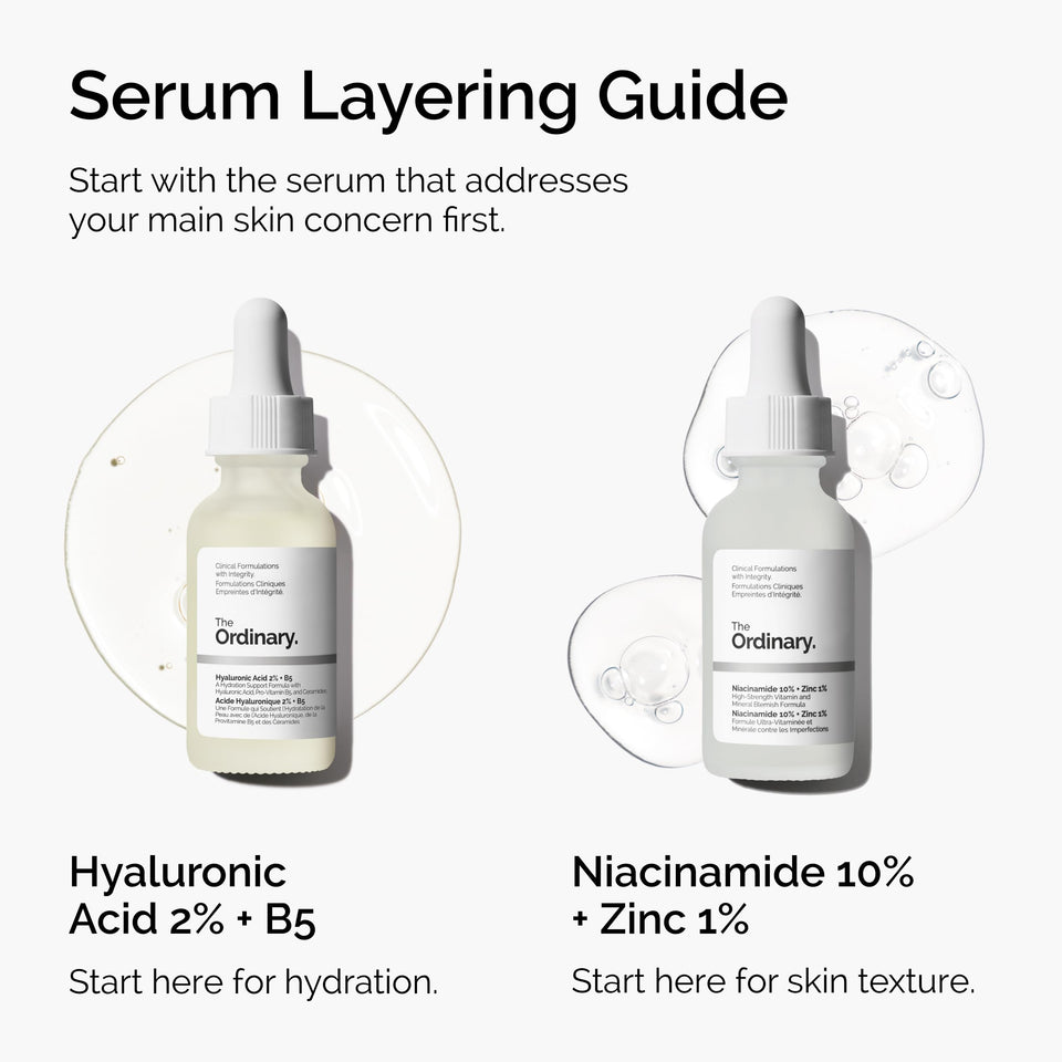 The Ordinary Hyaluronic Acid 2% + B5 Serum with Ceramides for Deep Hydration & Smoother Skin