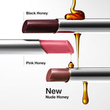 Clinique Almost Lipstick Tinted Lip Balm in Iconic Black Honey Pink Honey and Nude Honey Colors