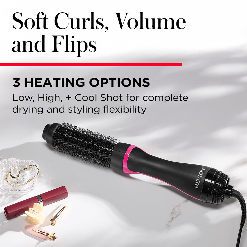 REVLON One-Step Hair Dryer and Round Brush Styler for Salon Blowout Volume and Shine