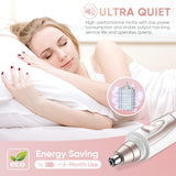 Professional Ear and Nose Hair Trimmer with Waterproof Dual Edge Blades for Men and Women Pink