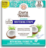 GuruNanda Teeth Whitening Strips Kit 7 Day Formula for Whiter Teeth and Long Lasting Brightness