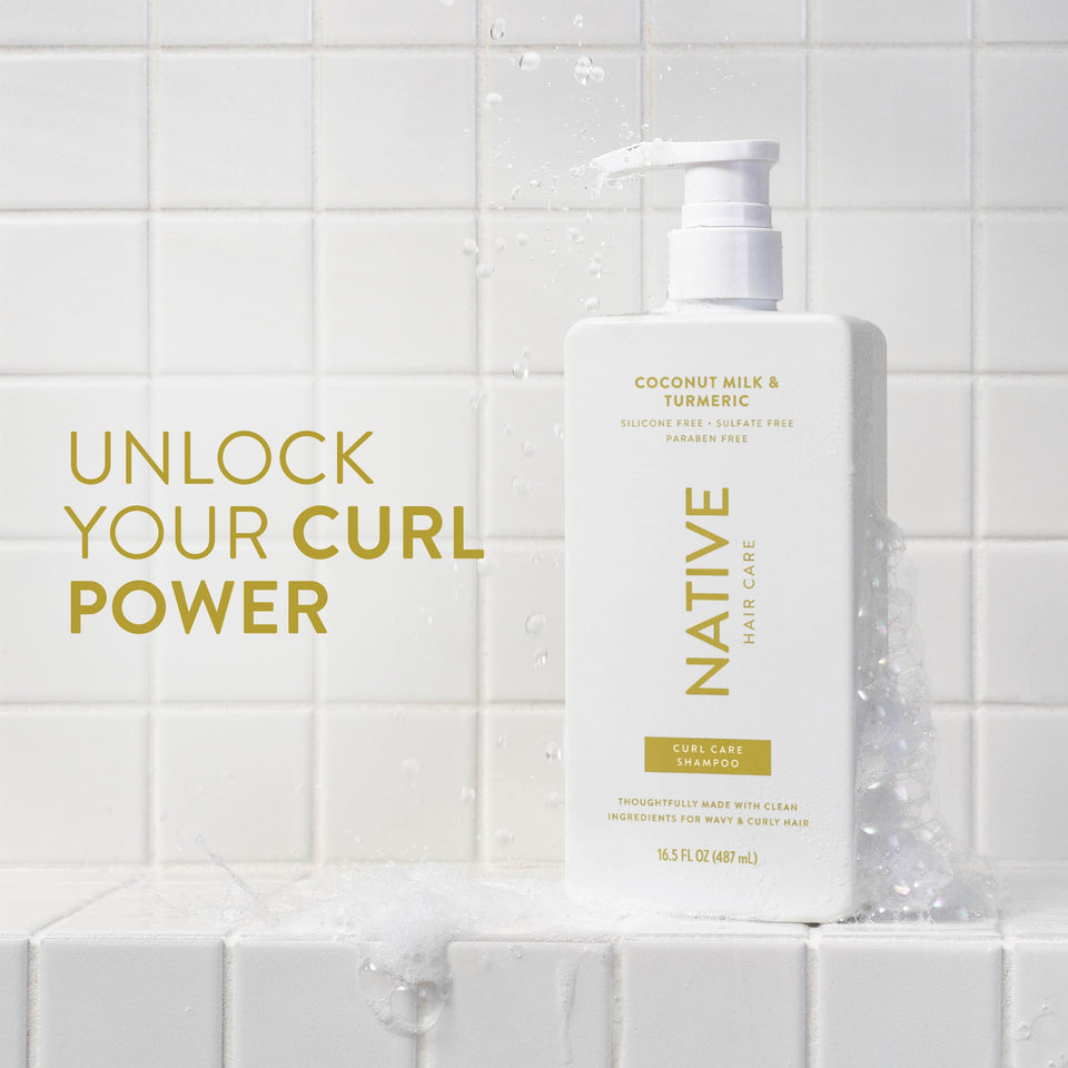 Native Coconut and Vanilla Shampoo and Conditioner Duo for All Hair Types with Clean Ingredients