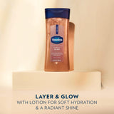 Vaseline Sunlit Glow Body Gel Oil with Vanilla Cocoa Shimmer and Ultra Hydrating Lipids Formula