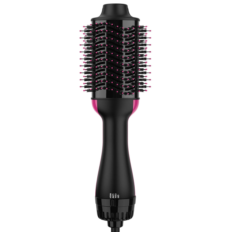 Umeely 4-in-1 blow dryer brush negative ion anti-frizz ceramic titanium barrel - BuyO