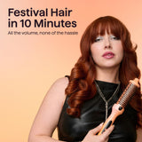 Wavytalk Thermal Brush 1.5 Inch Heated Round Brush with Ionic Ceramic for Smooth Blowout Hair Styling