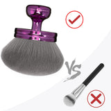 Blend & Blur Extra Large Body Makeup Kabuki Brush 3.2 Inch Round Head for Self Tanner Bronzer Purple