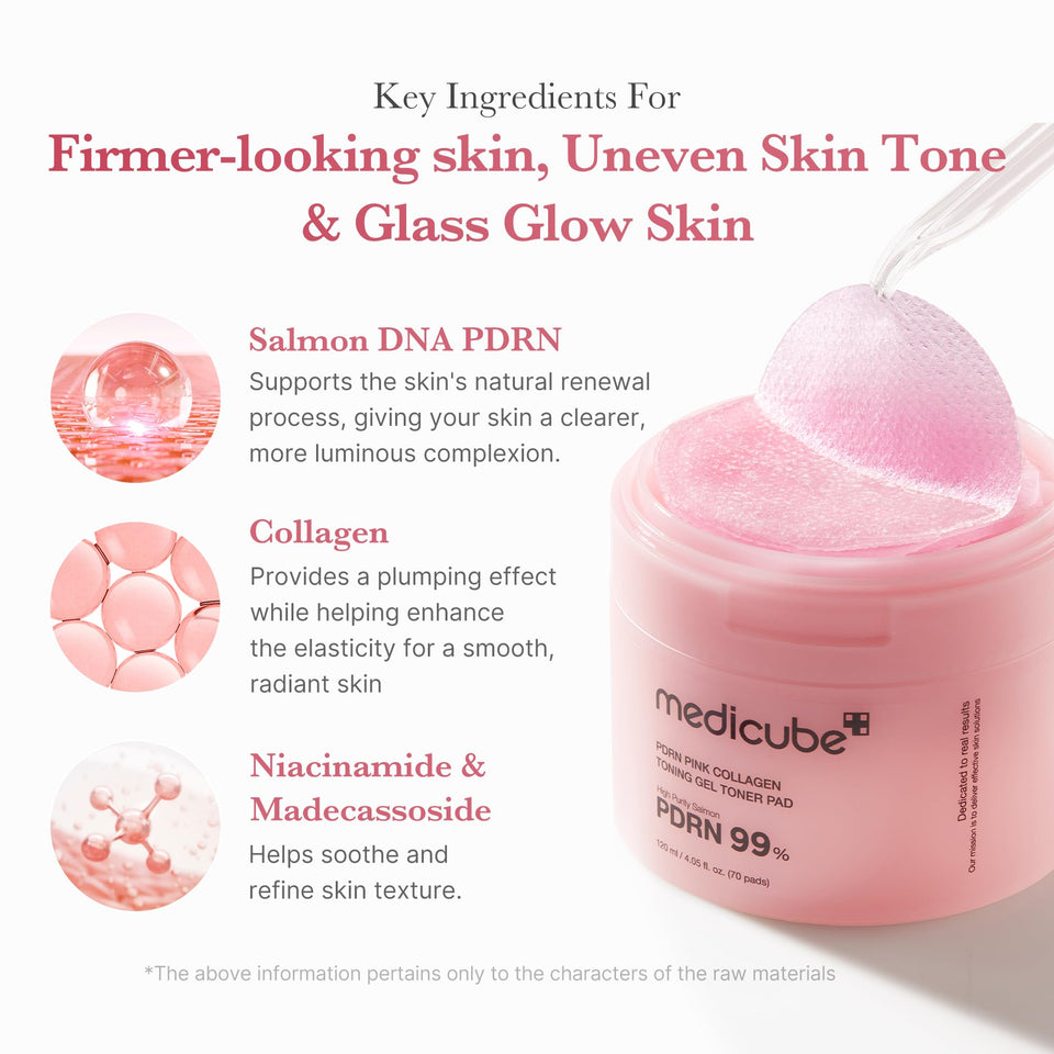 medicube Dual Textured Toner Pads with AHA BHA for Clearer Smoother and Refined Looking Skin