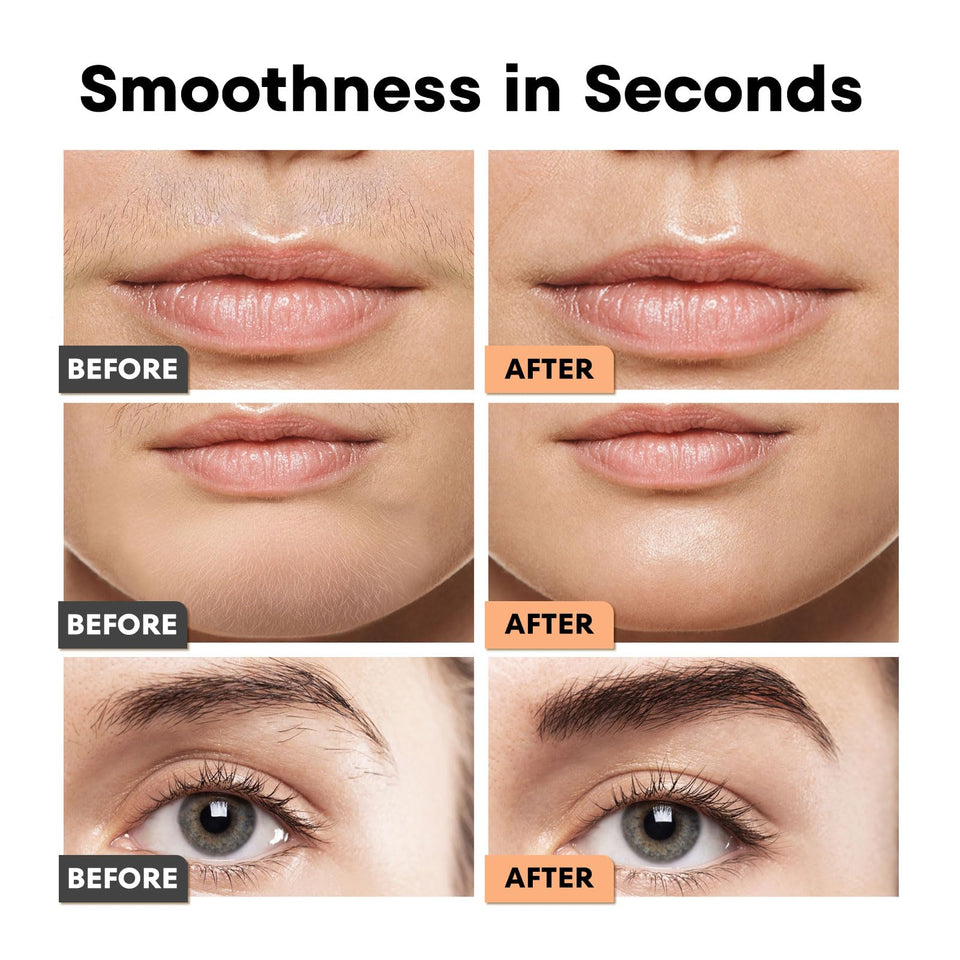 VG VOGCREST Facial Hair Remover and Eyebrow Shaver with Rechargeable LED Precision Trimmer