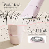Risina Bikini Trimmer Painless Electric Razor Ceramic Blade IPX7 Waterproof Cordless Lady Shaver Pink