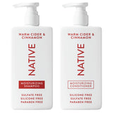 Native Coconut and Vanilla Shampoo and Conditioner Duo for All Hair Types with Clean Ingredients