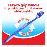 Colgate Extra Clean Medium Toothbrush for Adults 6 Pack Cleaning Tip Bristles