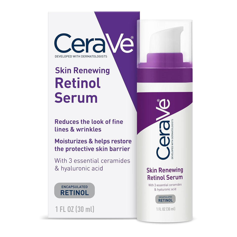 CeraVe Anti Aging Retinol Serum with Ceramides Niacinamide & Hyaluronic Acid 1 Oz