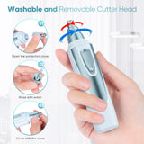 Professional Ear and Nose Hair Trimmer with Waterproof Dual Edge Blades for Men and Women Pink