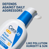 CeraVe AM Facial Moisturizing Lotion SPF 30 with Hyaluronic Acid Niacinamide & Ceramides 3 Oz