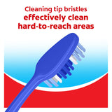 Colgate Extra Clean Medium Toothbrush for Adults 6 Pack Cleaning Tip Bristles