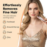 VG VOGCREST Facial Hair Remover and Eyebrow Shaver with Rechargeable LED Precision Trimmer
