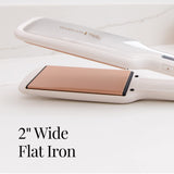 Remington Shine Therapy 2 Inch Ceramic Flat Iron Argan Oil Keratin Professional Smooth Shiny Hair