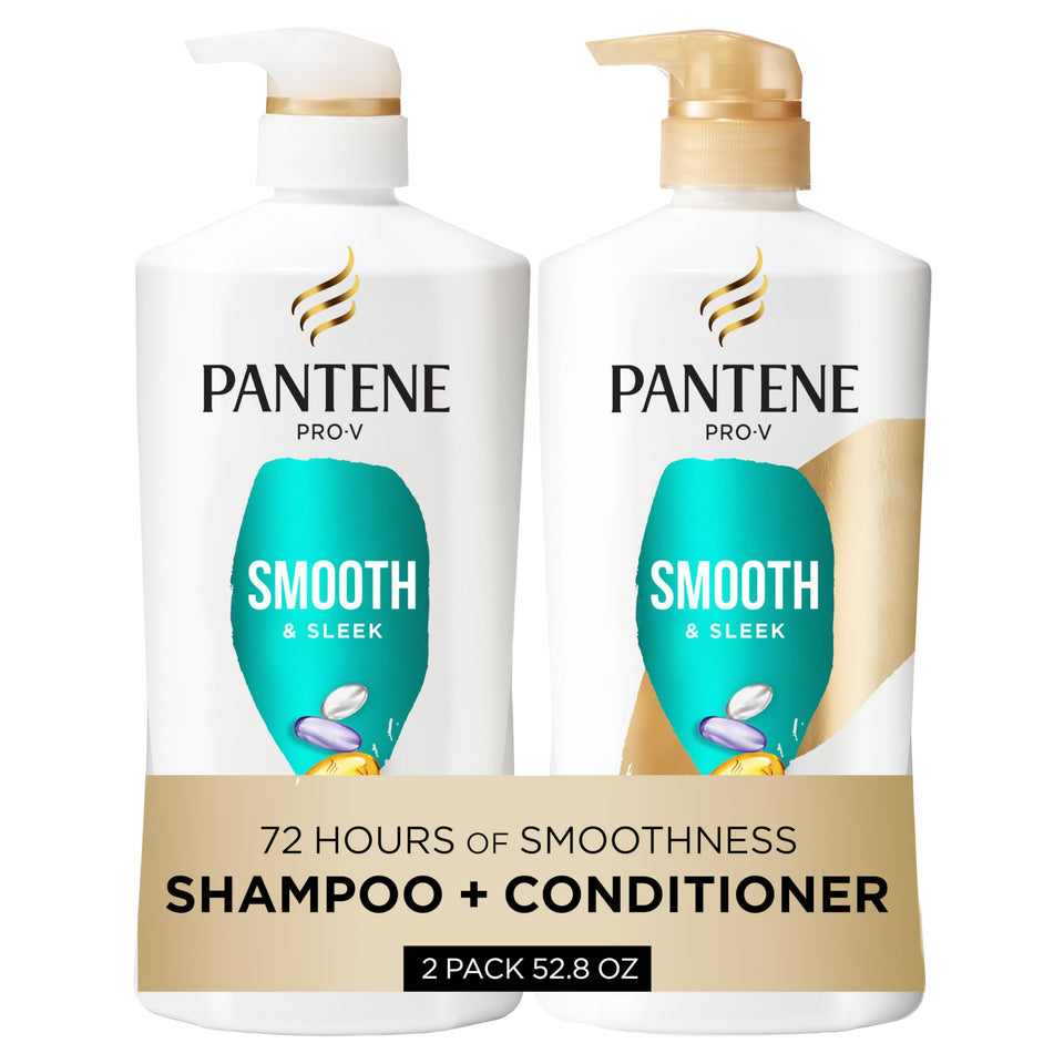 Pantene Daily Moisture Renewal Hair Care Set for Soft Smooth and Healthy Looking Hair All Types
