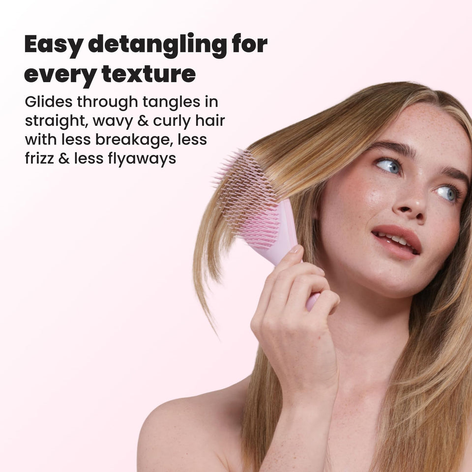 Tangle Teezer Ultimate Detangler Brush Wet Dry Hair Reduces Breakage Millennial Pink