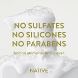 Native Coconut and Vanilla Shampoo and Conditioner Duo for All Hair Types with Clean Ingredients
