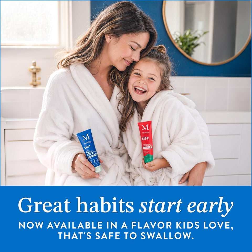 Mouthology Fluoride Free Whitening Toothpaste for Adults with Enamel Protection and Oral Care Support