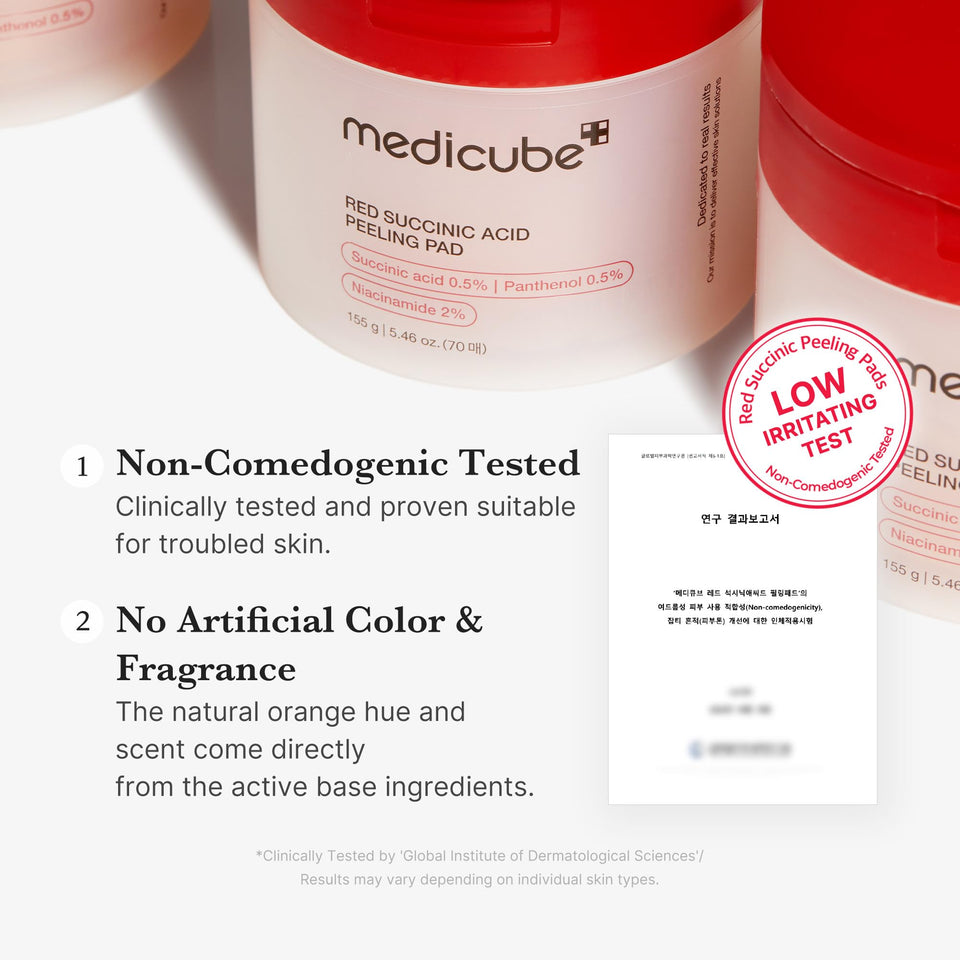 medicube Dual Textured Toner Pads with AHA BHA for Clearer Smoother and Refined Looking Skin
