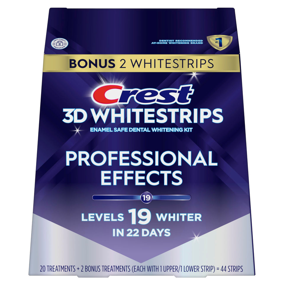 Crest 3D Whitestrips Professional Effects Teeth Whitening Kit 22 Treatments 44 Strips