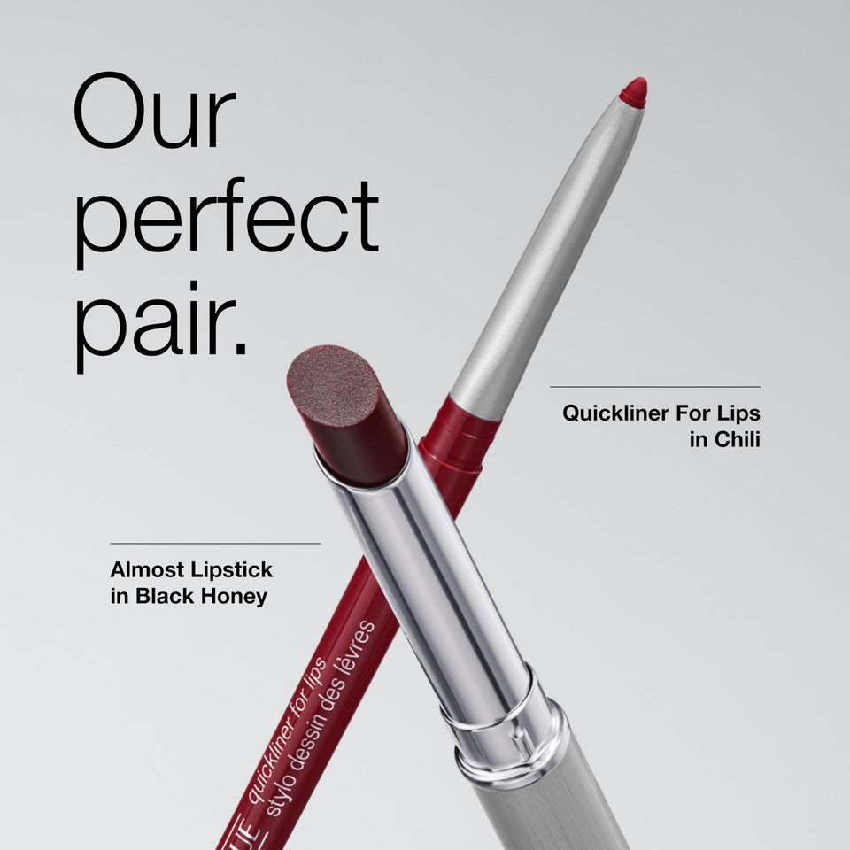 Clinique Almost Lipstick Tinted Lip Balm in Iconic Black Honey Pink Honey and Nude Honey Colors