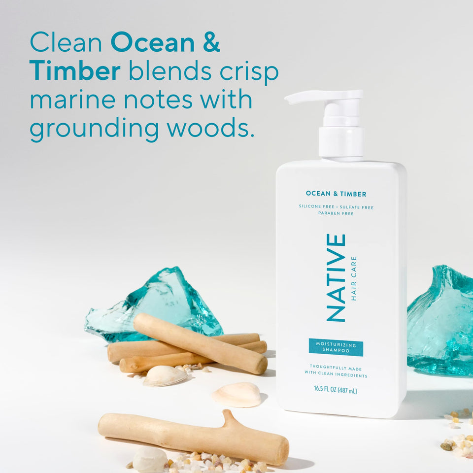 Native Coconut and Vanilla Shampoo and Conditioner Duo for All Hair Types with Clean Ingredients