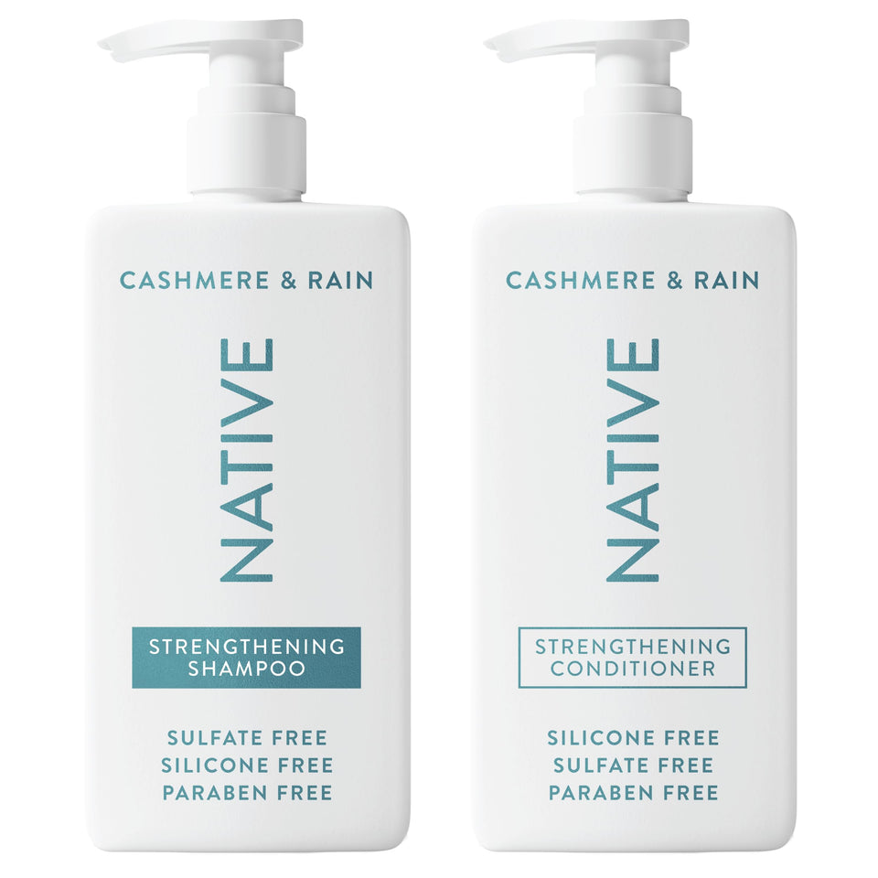 Native Coconut and Vanilla Shampoo and Conditioner Duo for All Hair Types with Clean Ingredients